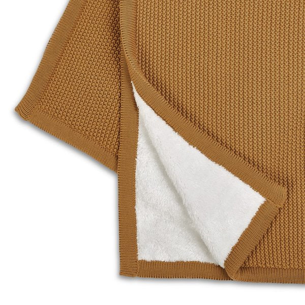 Organic Knitted Fleece Blanket