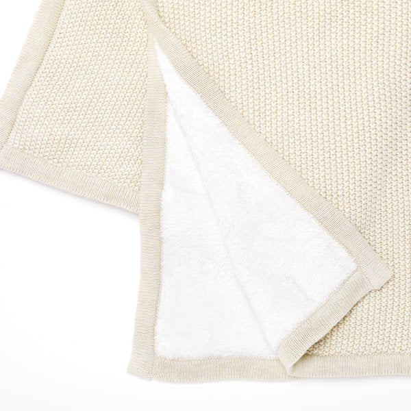 Organic Knitted Fleece Blanket