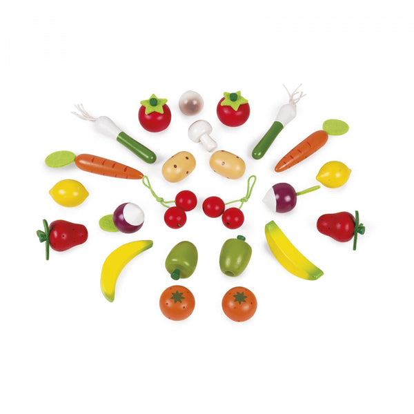 Fruits And Vegetables Basket 24Pc